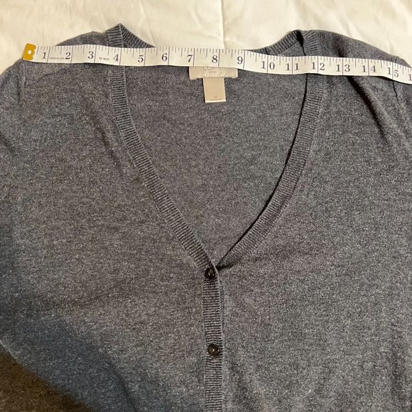 Ann Taylor Loft Cardigan dark gray size M - Picture 7 of 13
